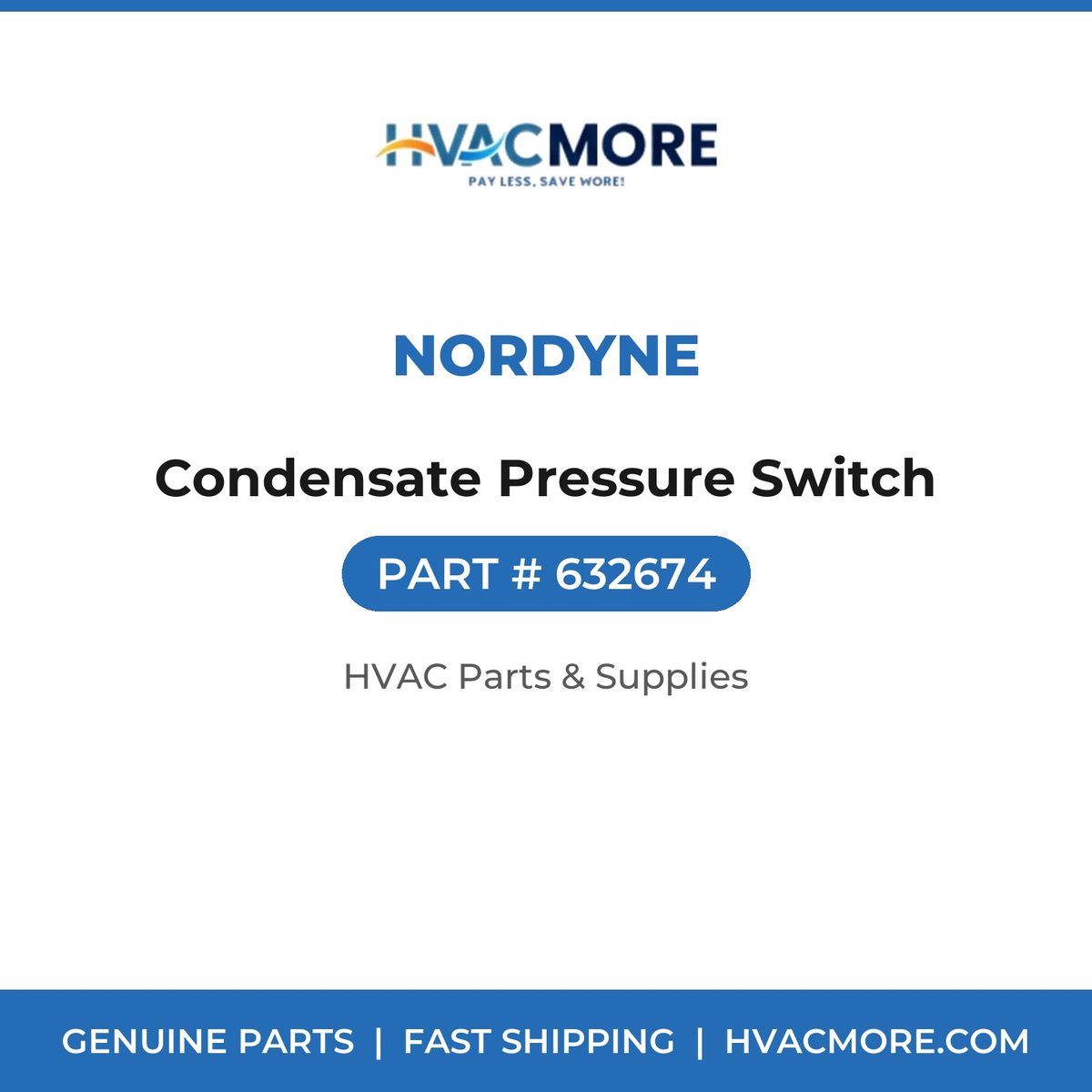 Nordyne Condensate Pressure Switch 632674