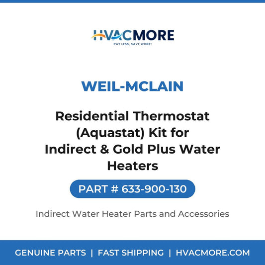 Weil-McLain Residential Thermostat (Aquastat) Kit for Indirect & Gold Plus Water Heaters 633-900-130