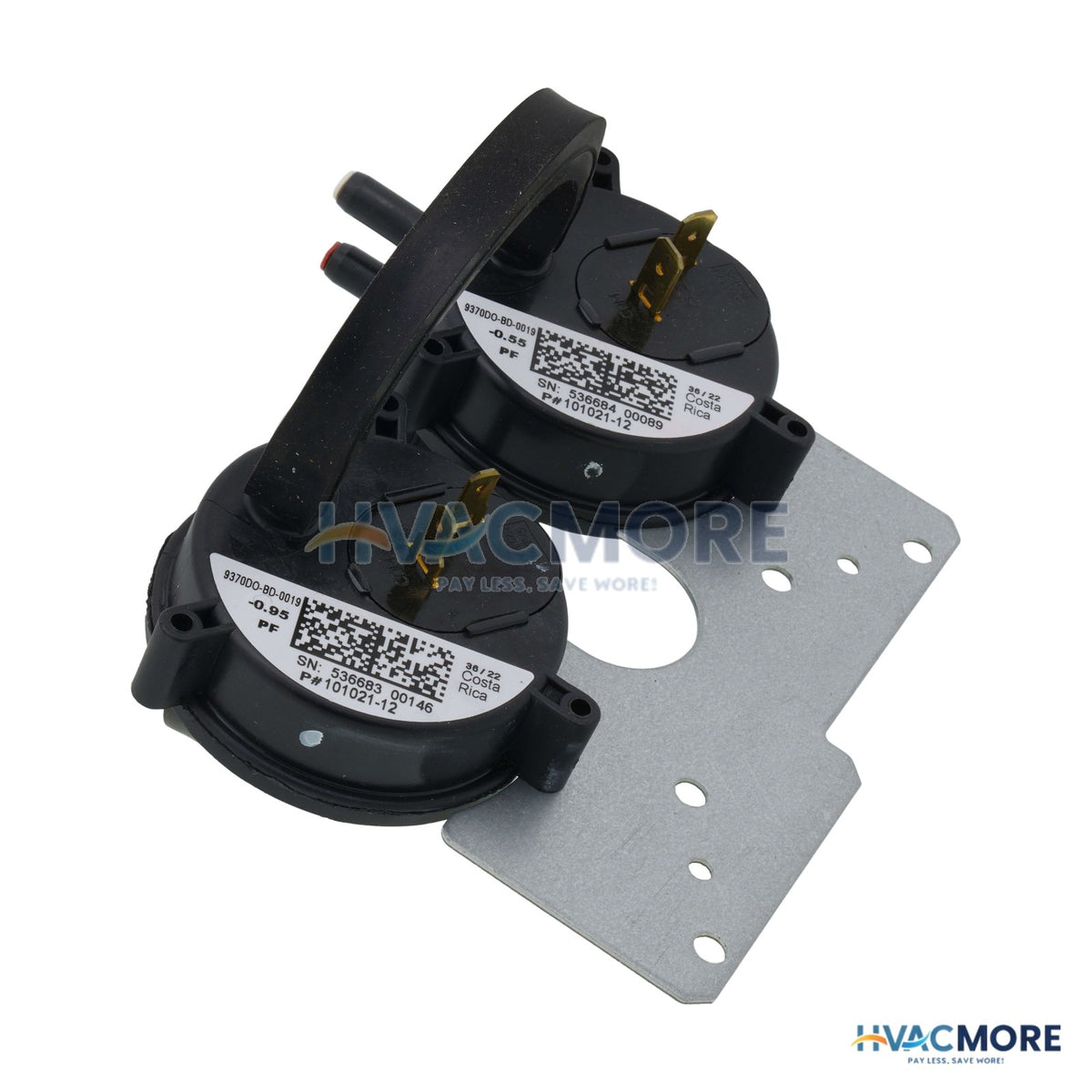 Lennox .55/.95" WC Pressure Switch, SPST 63W57