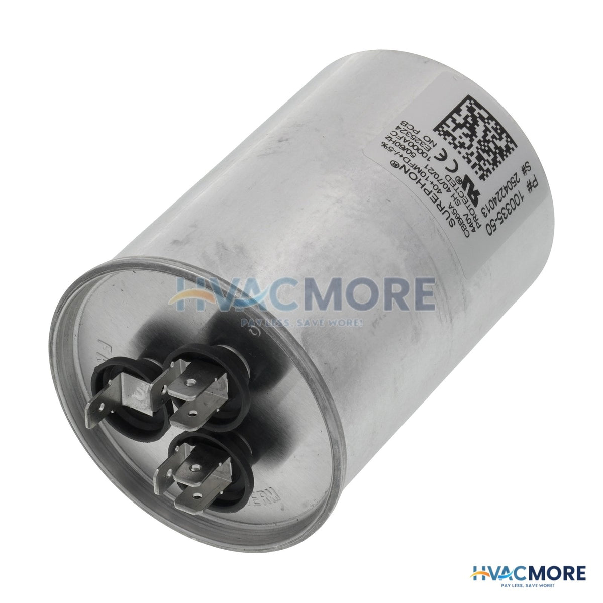 Lennox 100335-50 Round Dual Run Cap 40+10 @ 440V 63W61