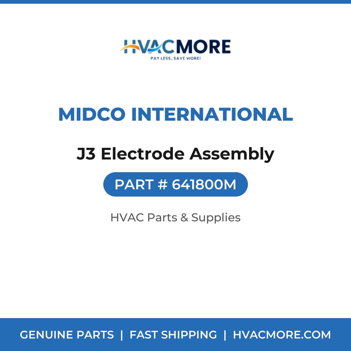 Midco International J3 Electrode Assembly 641800M