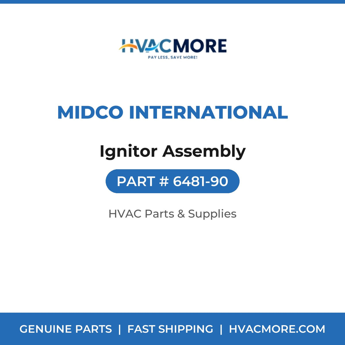 Midco International Ignitor Assembly 6481-90