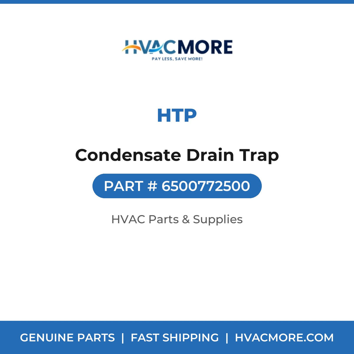 HTP Condensate Drain Trap 6500772500