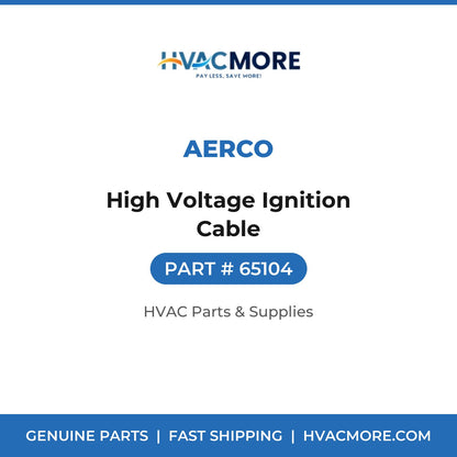 AERCO High Voltage Ignition Cable 65104