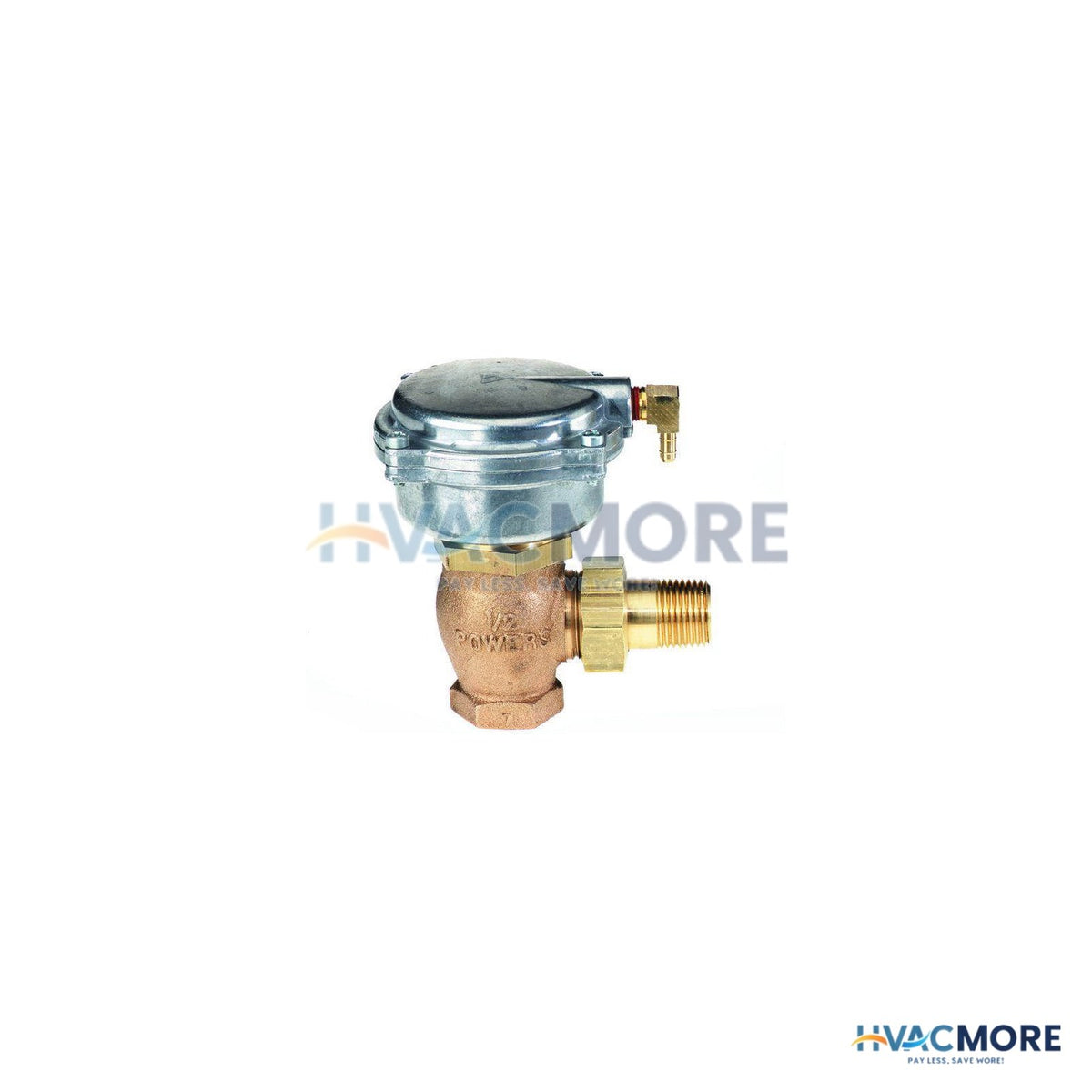Siemens 656 Powermite 2-WAY 1/2" Angle Union Valve, 3-8 PSI, 2.1 cv 656-0017
