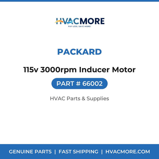 Packard 115v 3000rpm Inducer Motor 66002
