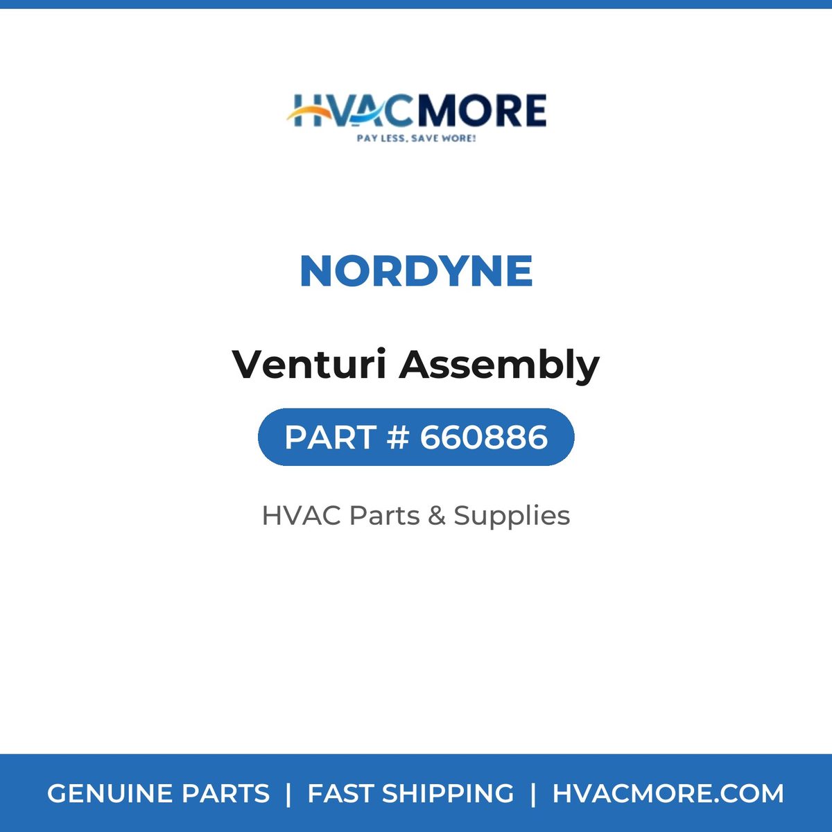 Nordyne Venturi Assembly 660886