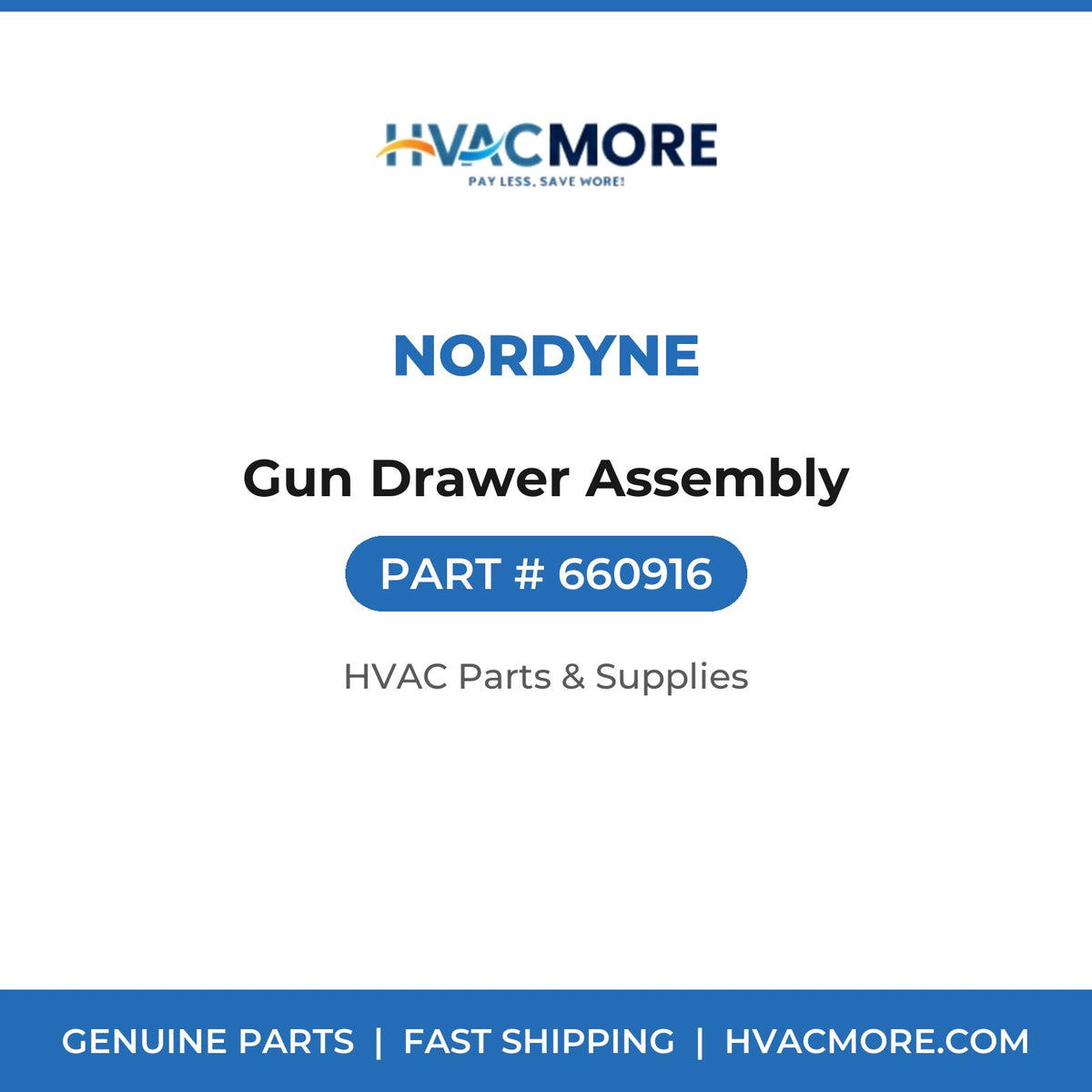 Nordyne Gun Drawer Assembly 660916