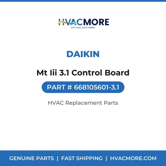 Daikin Mt Iii 3.1 Control Board 668105601-3.1