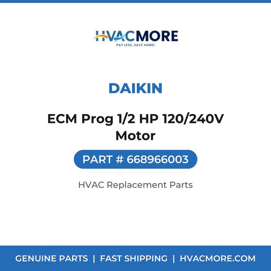 Daikin ECM Prog 1/2 HP 120/240V Motor 668966003