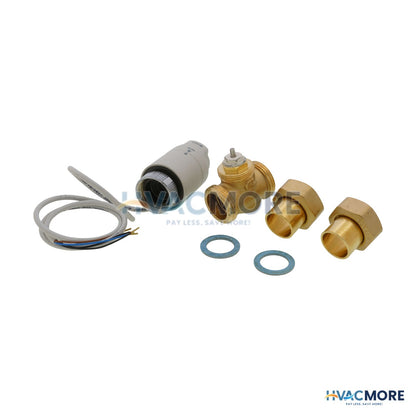 Caleffi 3/4" Sweat Union 2-WAY Zone Valve W/ TwisTop Actuator 676259A