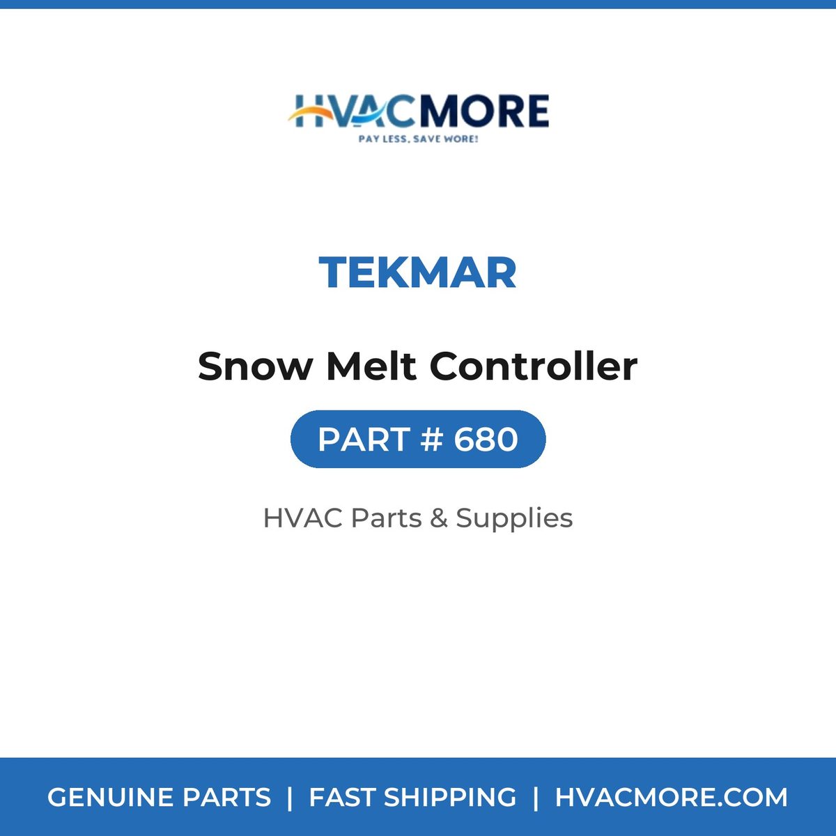 tekmar Snow Melt Controller 680