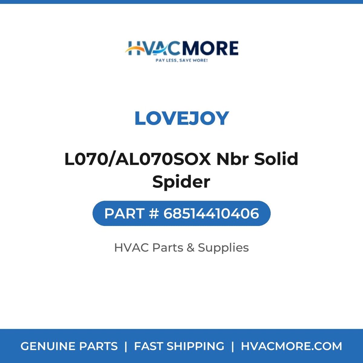 Lovejoy L070/AL070SOX Nbr Solid Spider 68514410406