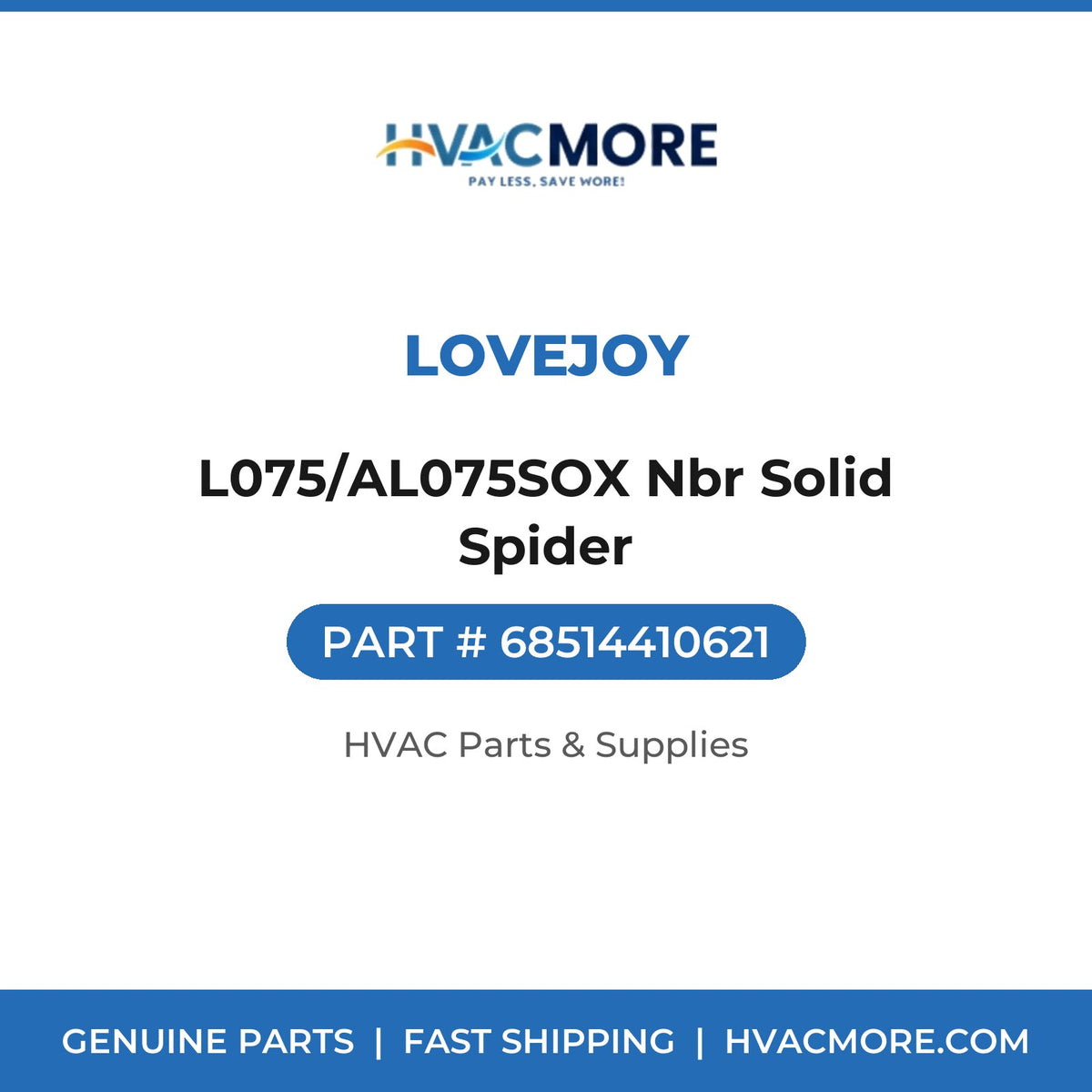 Lovejoy L075/AL075SOX Nbr Solid Spider 68514410621