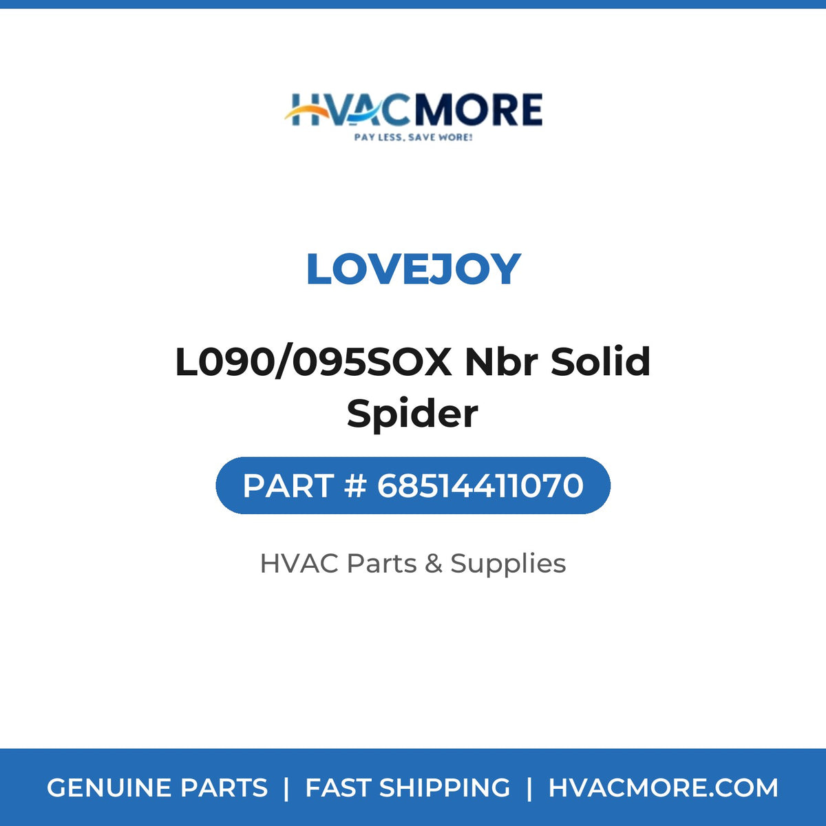 Lovejoy L090/095SOX Nbr Solid Spider 68514411070