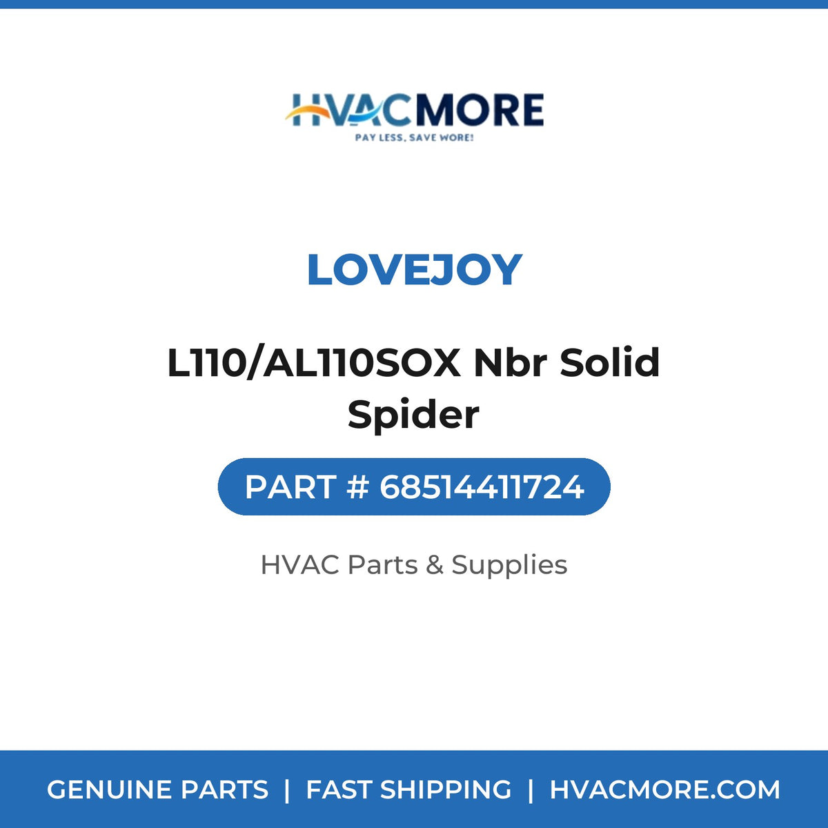 Lovejoy L110/AL110SOX Nbr Solid Spider 68514411724