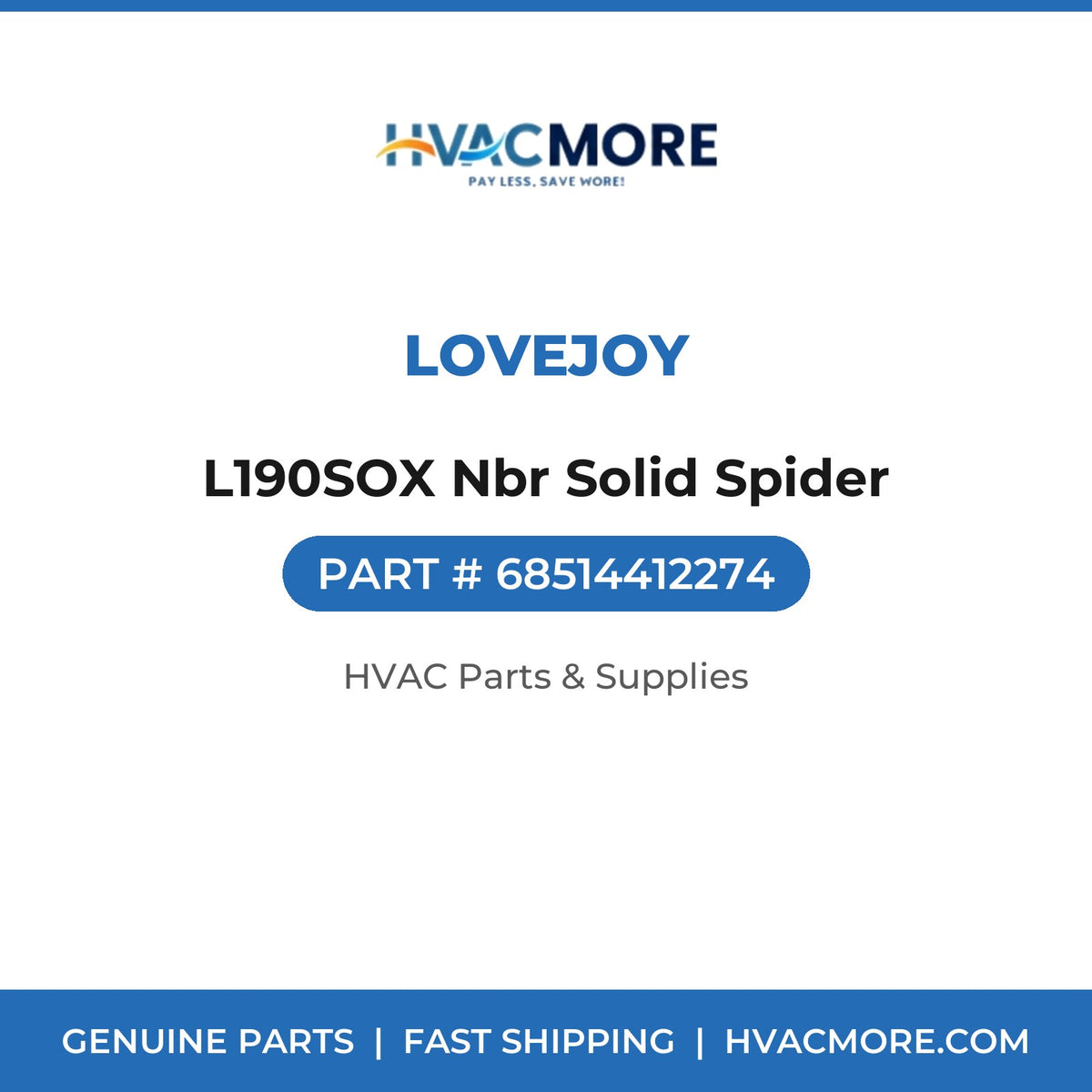 Lovejoy L190SOX Nbr Solid Spider 68514412274