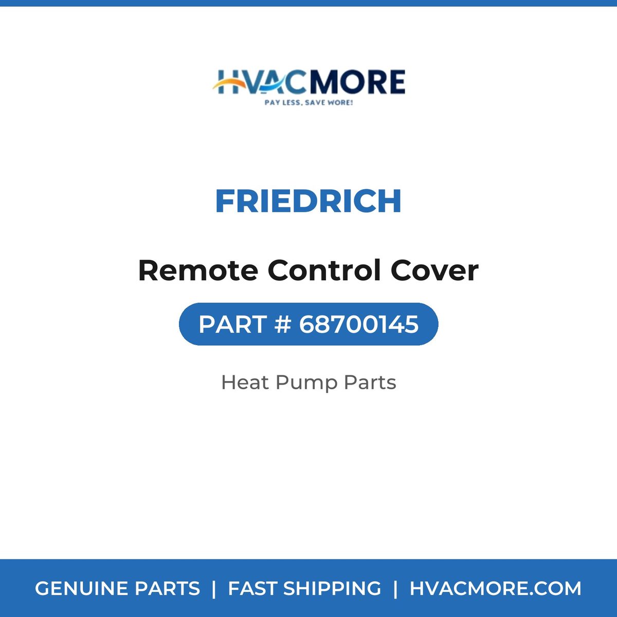 Friedrich Remote Control Cover 68700145