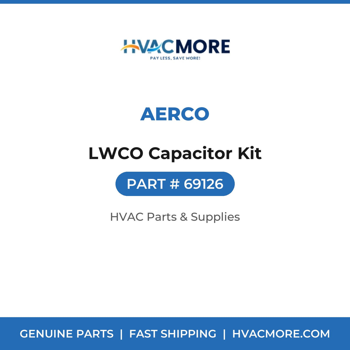 AERCO LWCO Capacitor Kit 69126