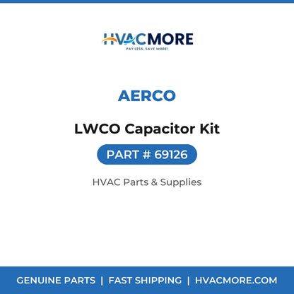 AERCO LWCO Capacitor Kit 69126