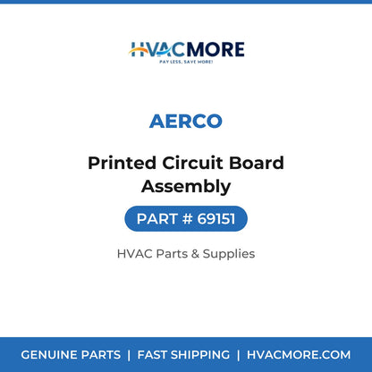 AERCO Printed Circuit Board Assembly 69151