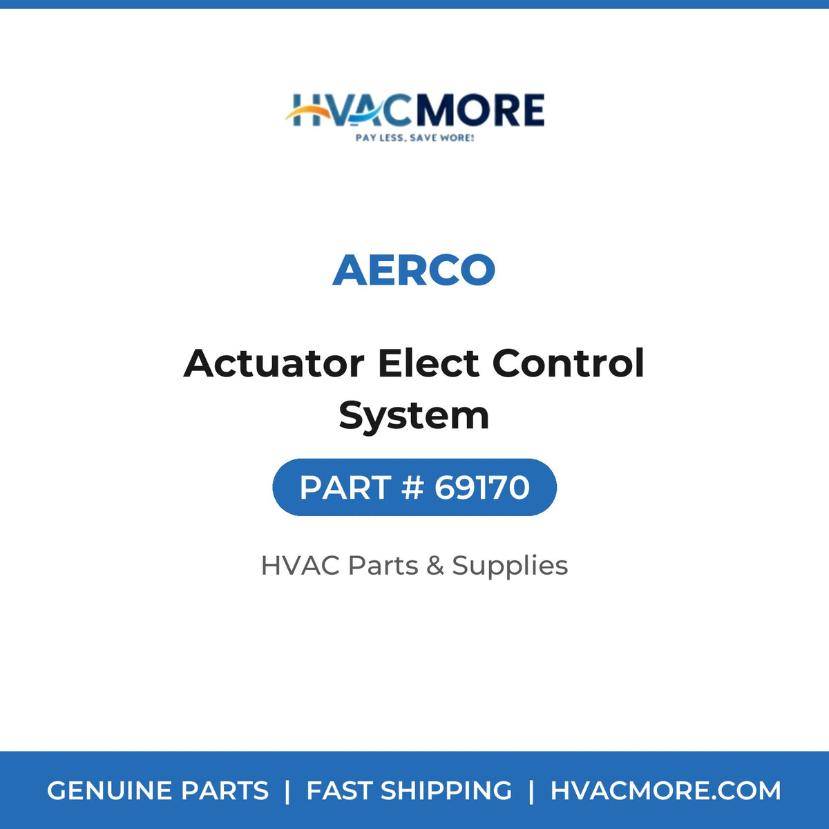 AERCO Actuator Elect Control System 69170
