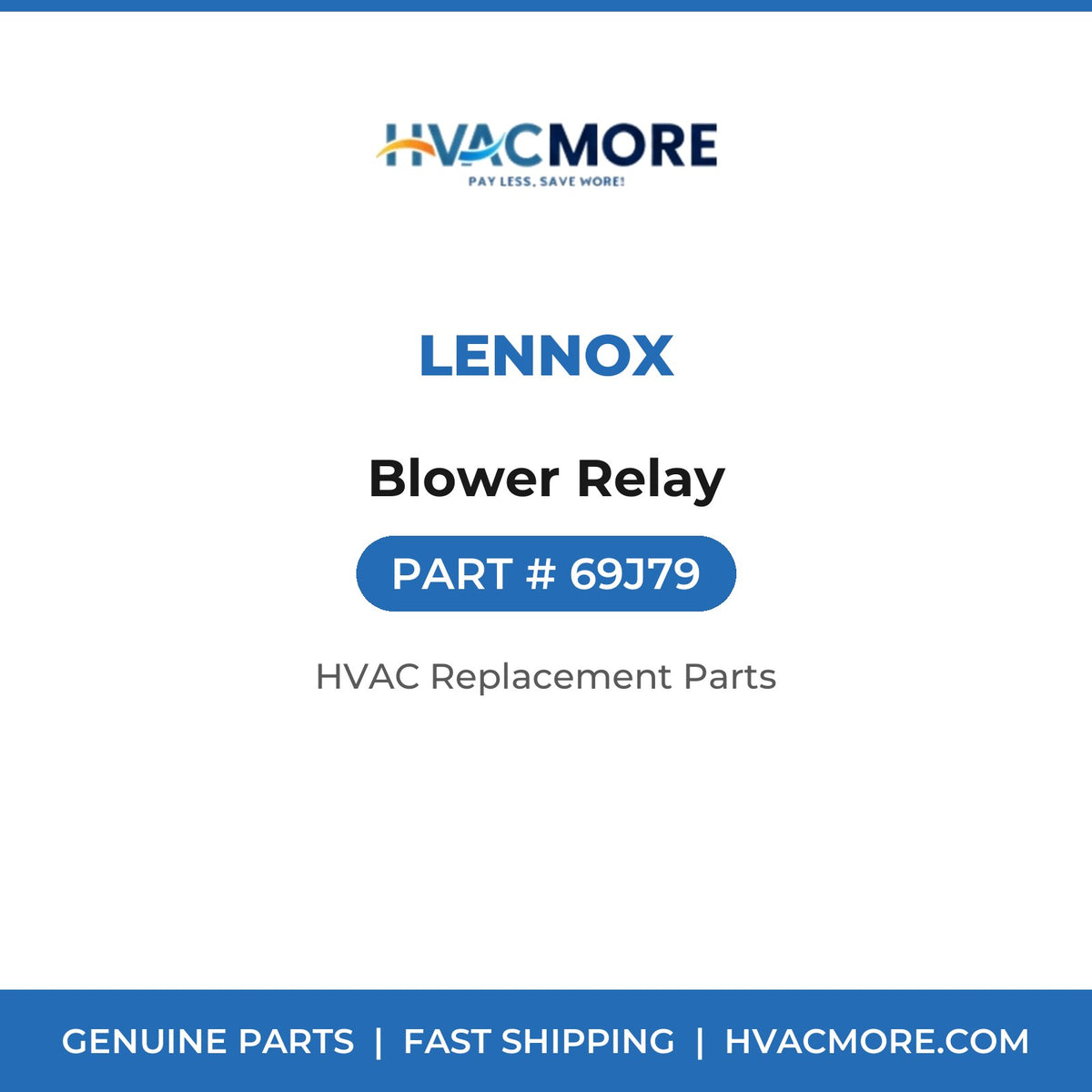 Lennox Blower Relay 69J79