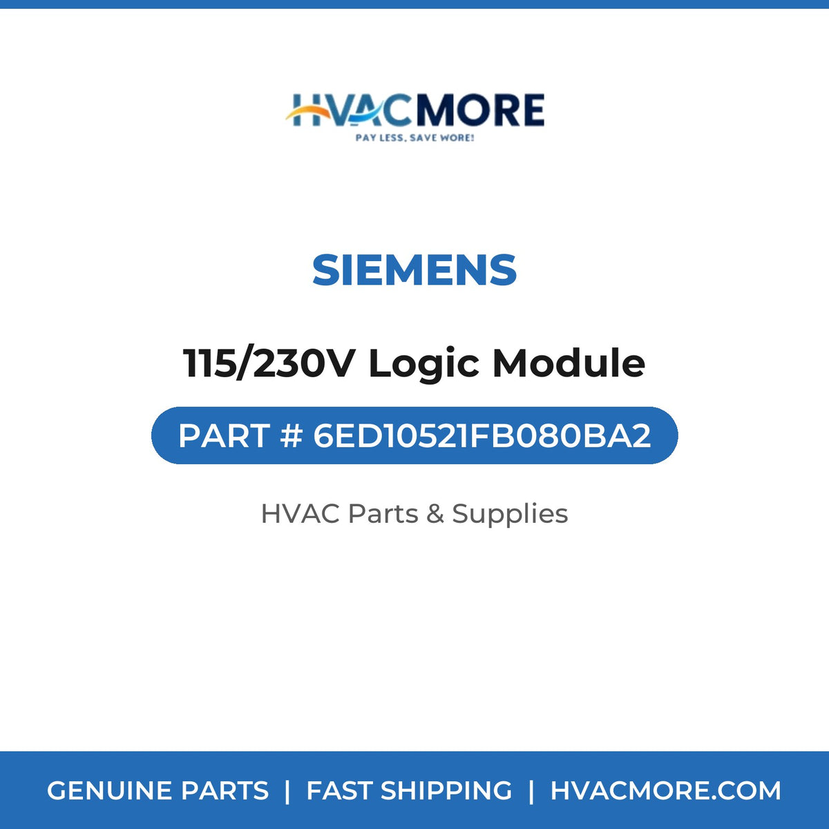 Siemens 115/230V Logic Module 6ED10521FB080BA2