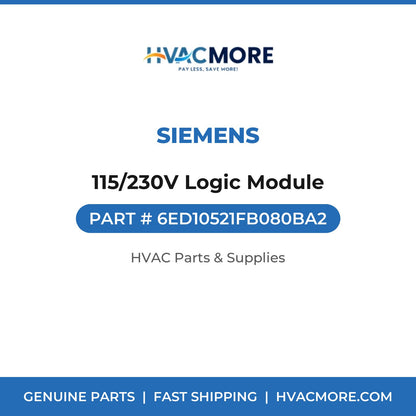 Siemens 115/230V Logic Module 6ED10521FB080BA2
