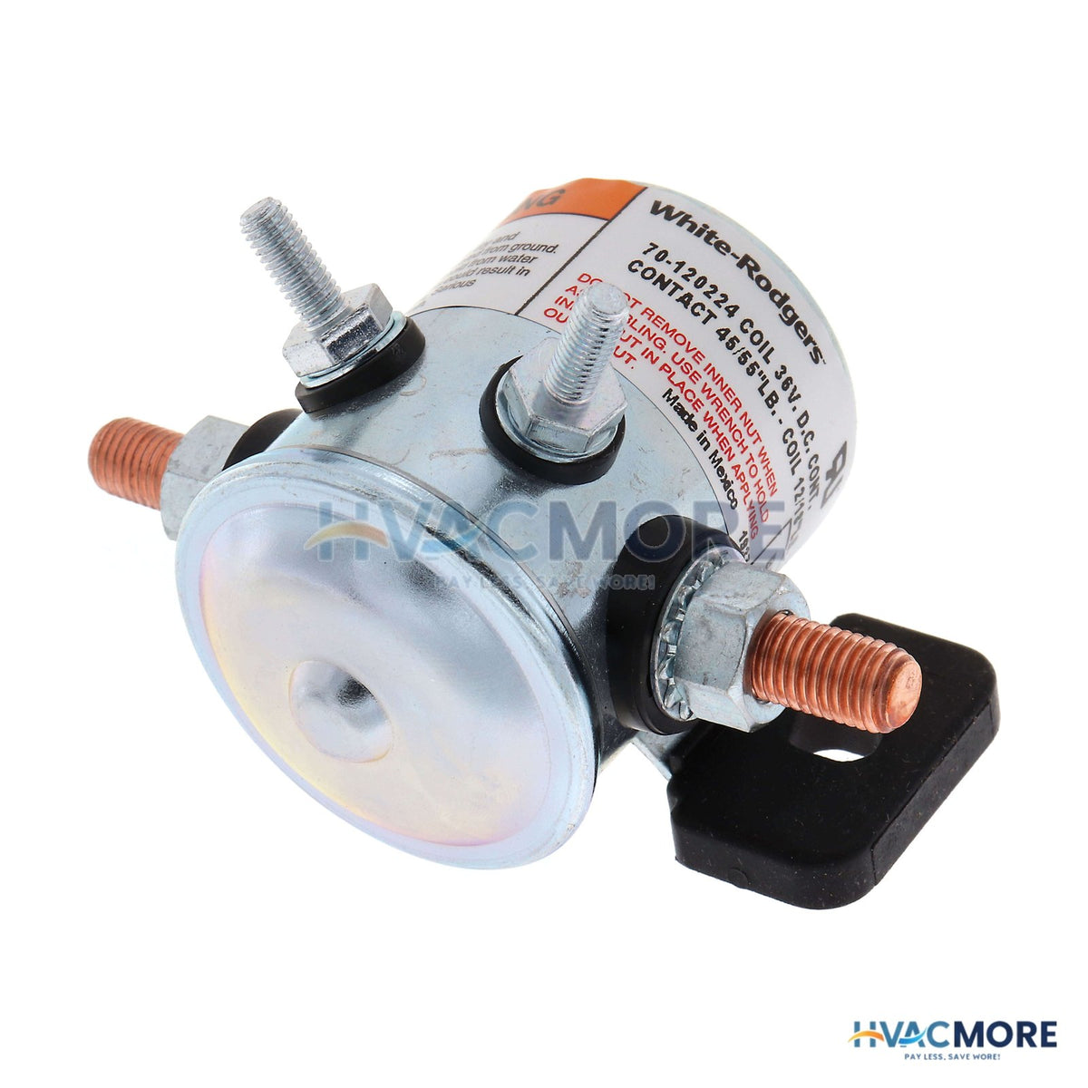 White Rodgers Solenoid, SPNO<BR>36 VDC Isolated Coil<br>Continuous Duty 70-120224