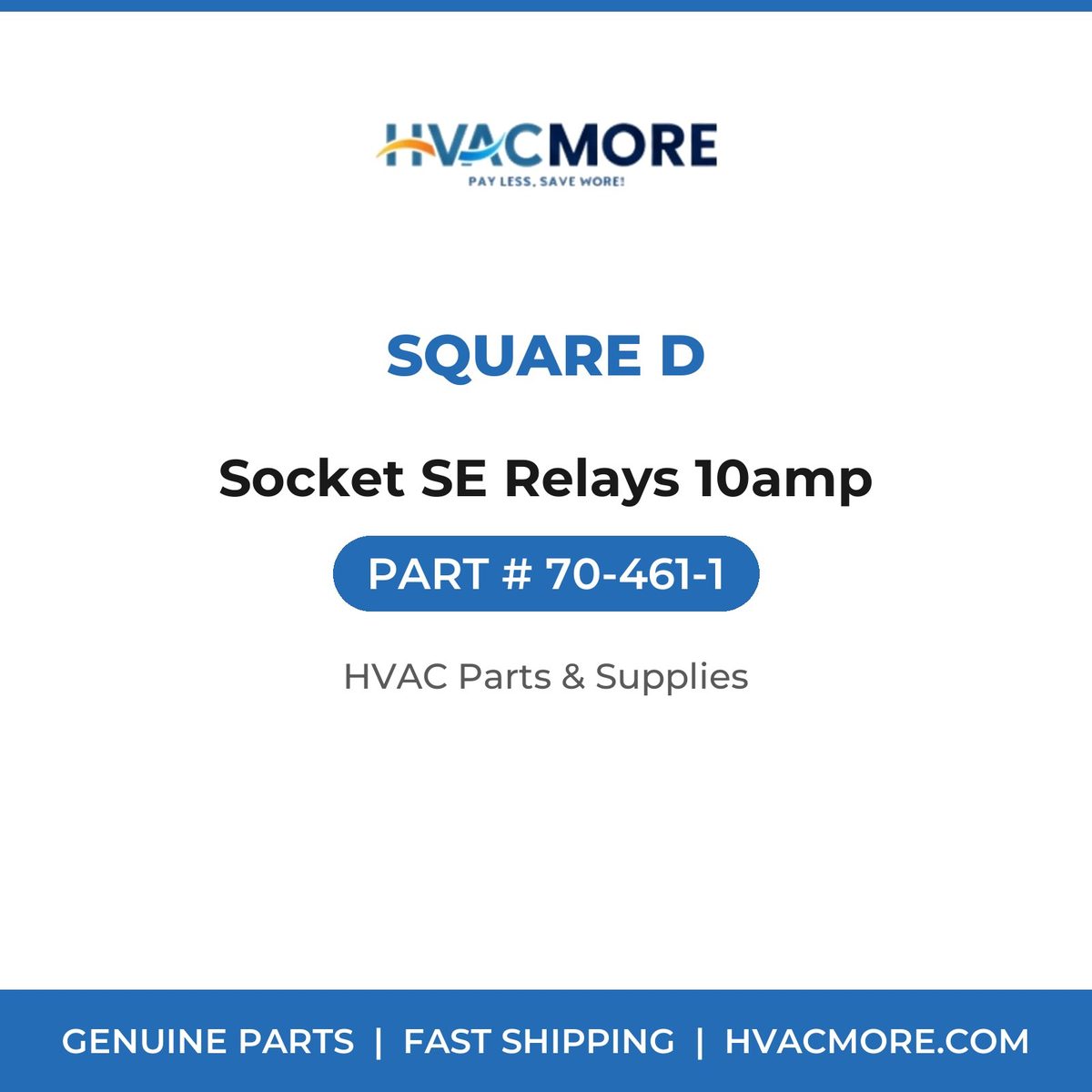 Square D Socket SE Relays 10amp 70-461-1