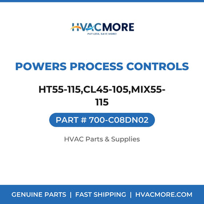 Powers Process Controls HT55-115,CL45-105,MIX55-115 700-C08DN02
