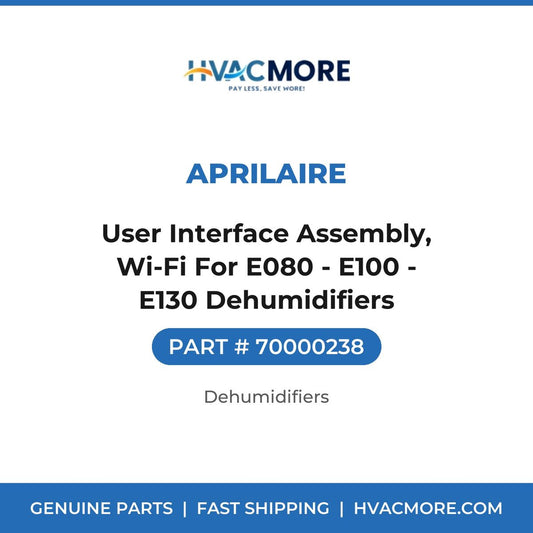 Aprilaire User Interface Assembly, Wi-Fi For E080 - E100 - E130 Dehumidifiers 70000238