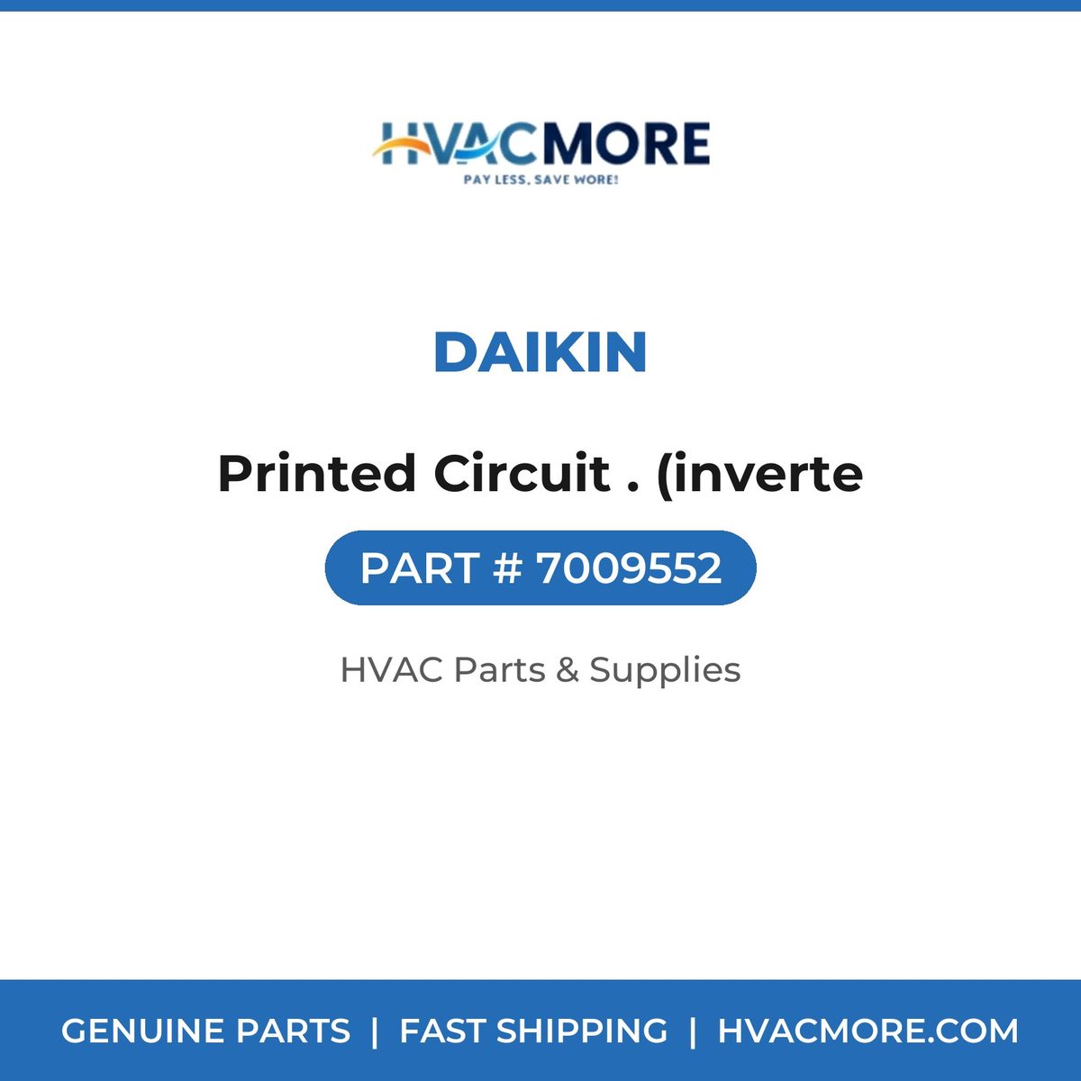 Daikin Printed Circuit . (inverte 7009552