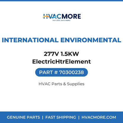 International Environmental 277V 1.5KW ElectricHtrElement 70300238