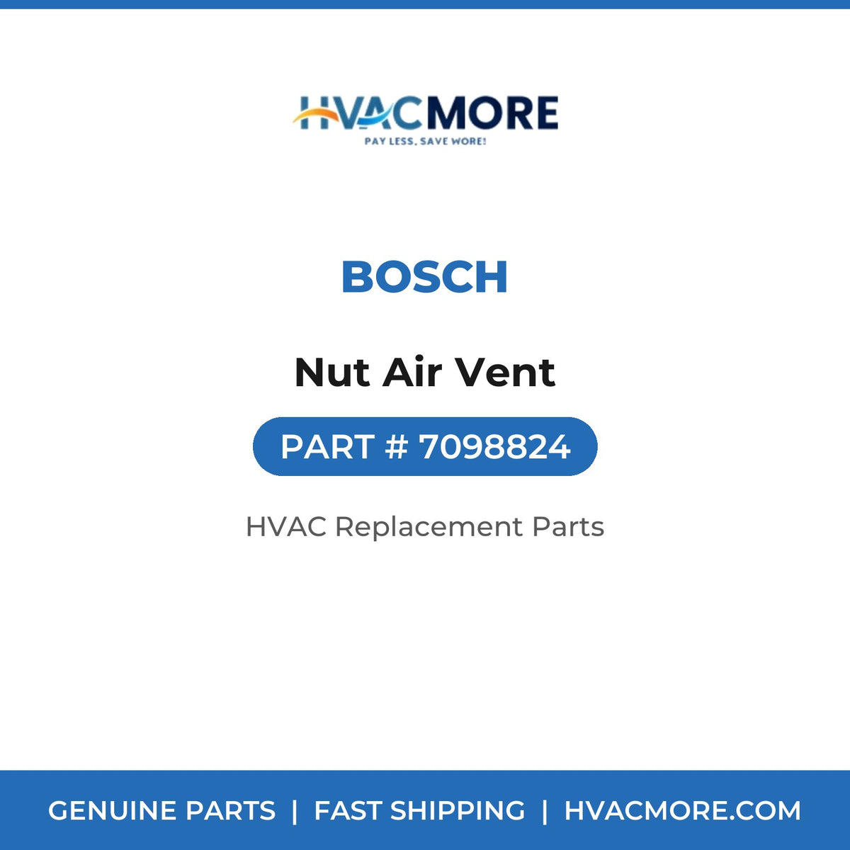 Bosch Nut Air Vent 7098824