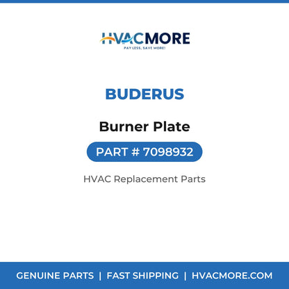 Buderus Burner Plate 7098932