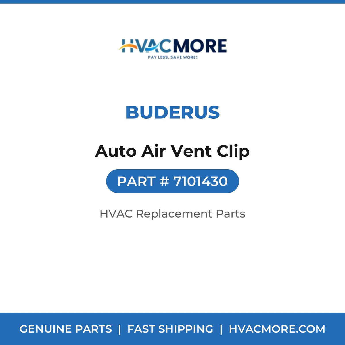 Buderus Auto Air Vent Clip 7101430