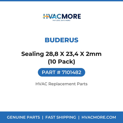 Buderus Sealing 28,8 X 23,4 X 2mm (10 Pack) 7101482