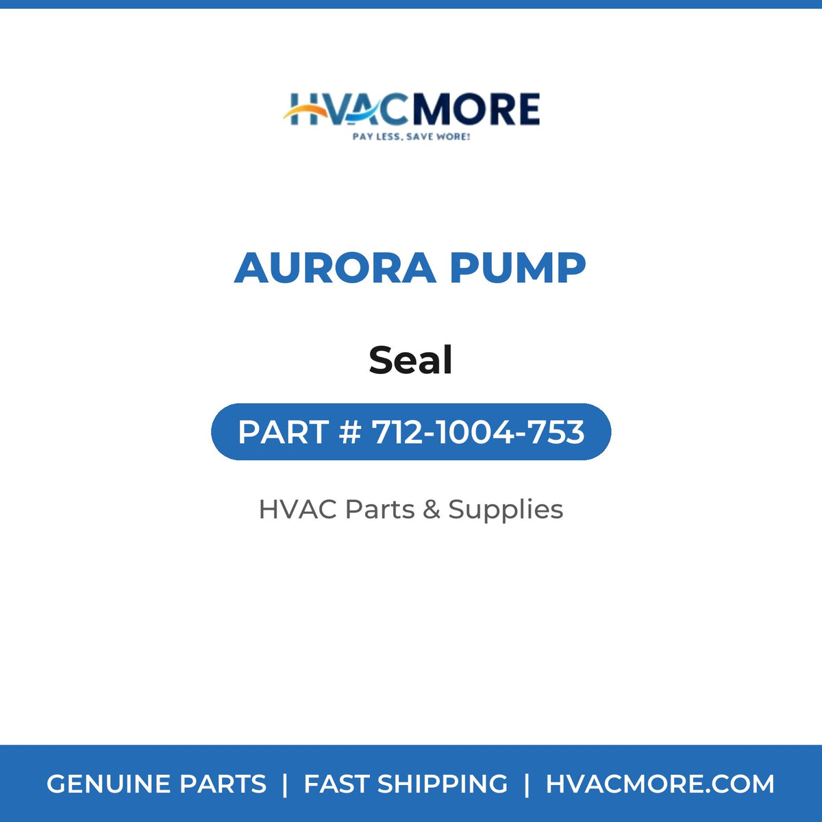 Aurora Pump Seal 712-1004-753