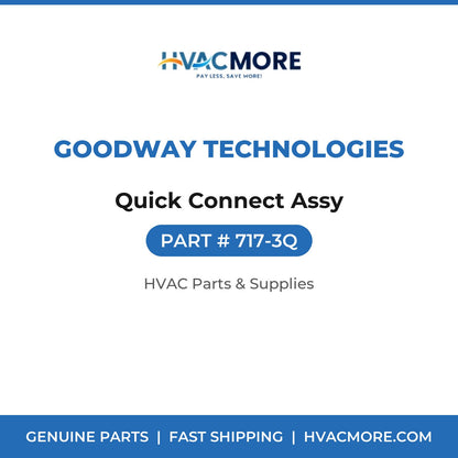 Goodway Technologies Quick Connect Assy 717-3Q