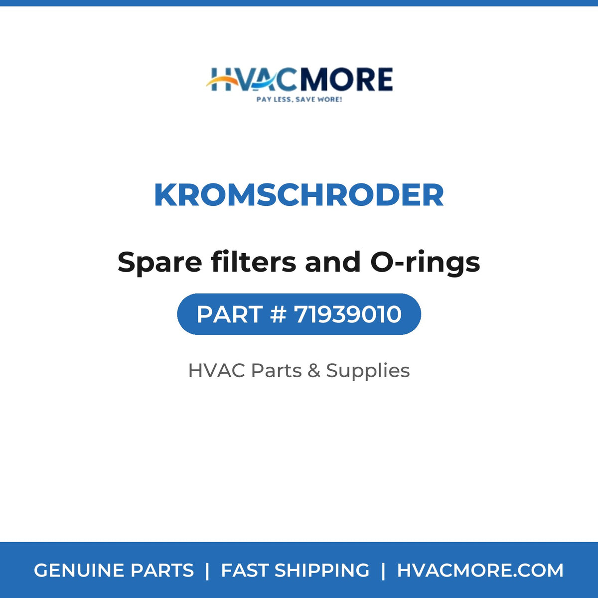 Kromschroder Spare filters and O-rings 71939010
