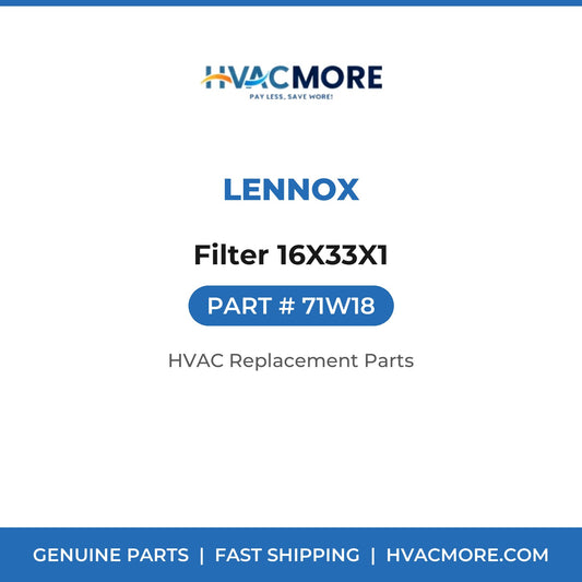 Lennox Filter 16X33X1 71W18
