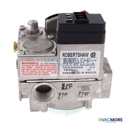 Robertshaw 1/2" X 3/4" Combo Gas Valve W/ LP Kit 720-079