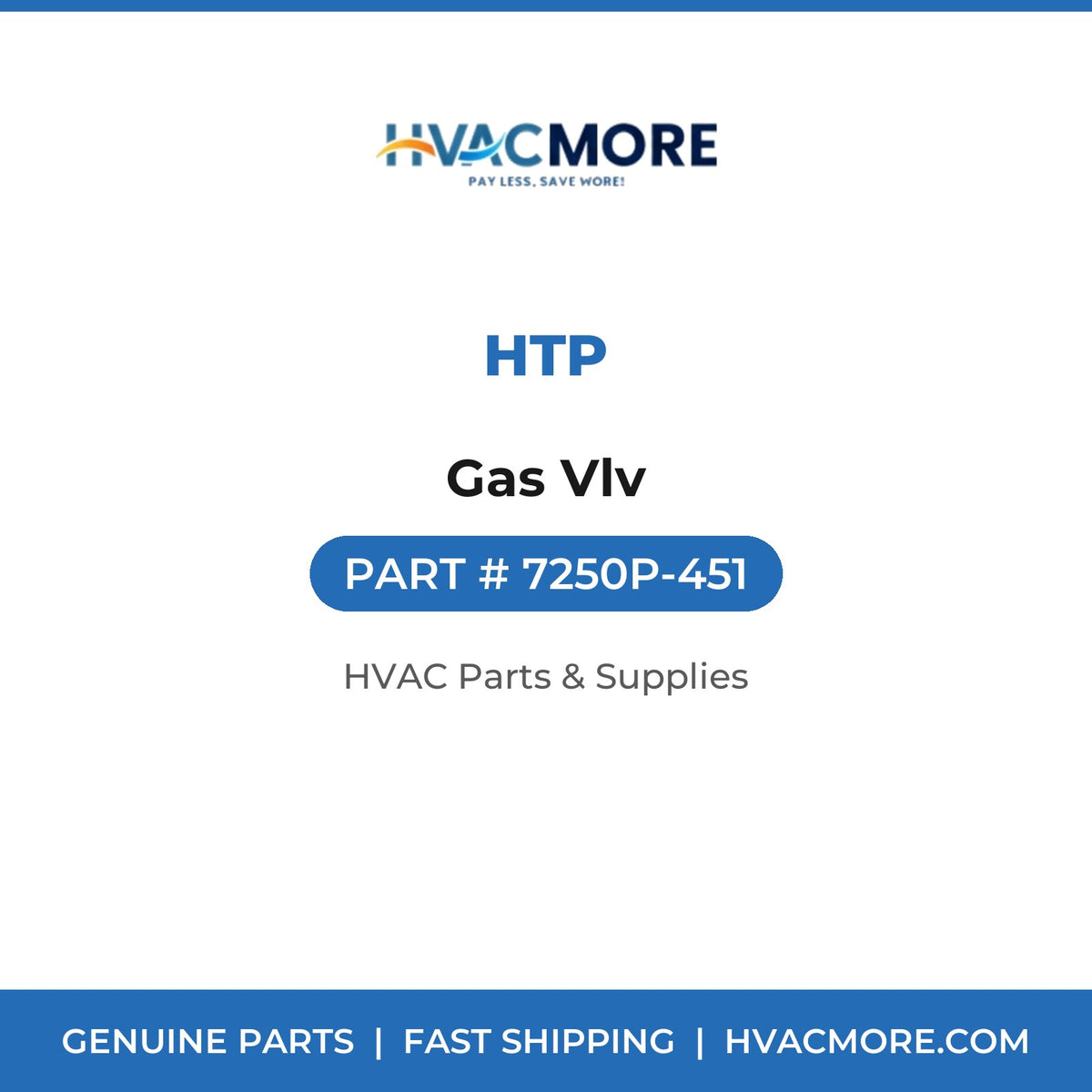 HTP Gas Vlv 7250P-451