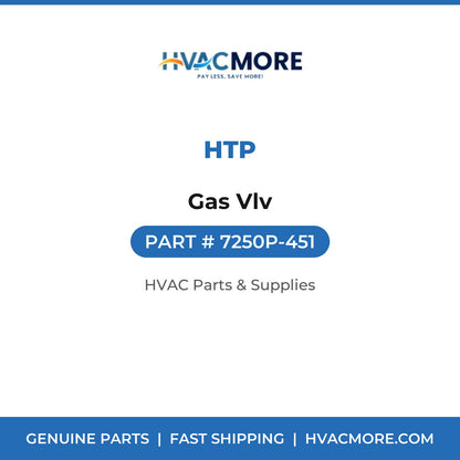 HTP Gas Vlv 7250P-451