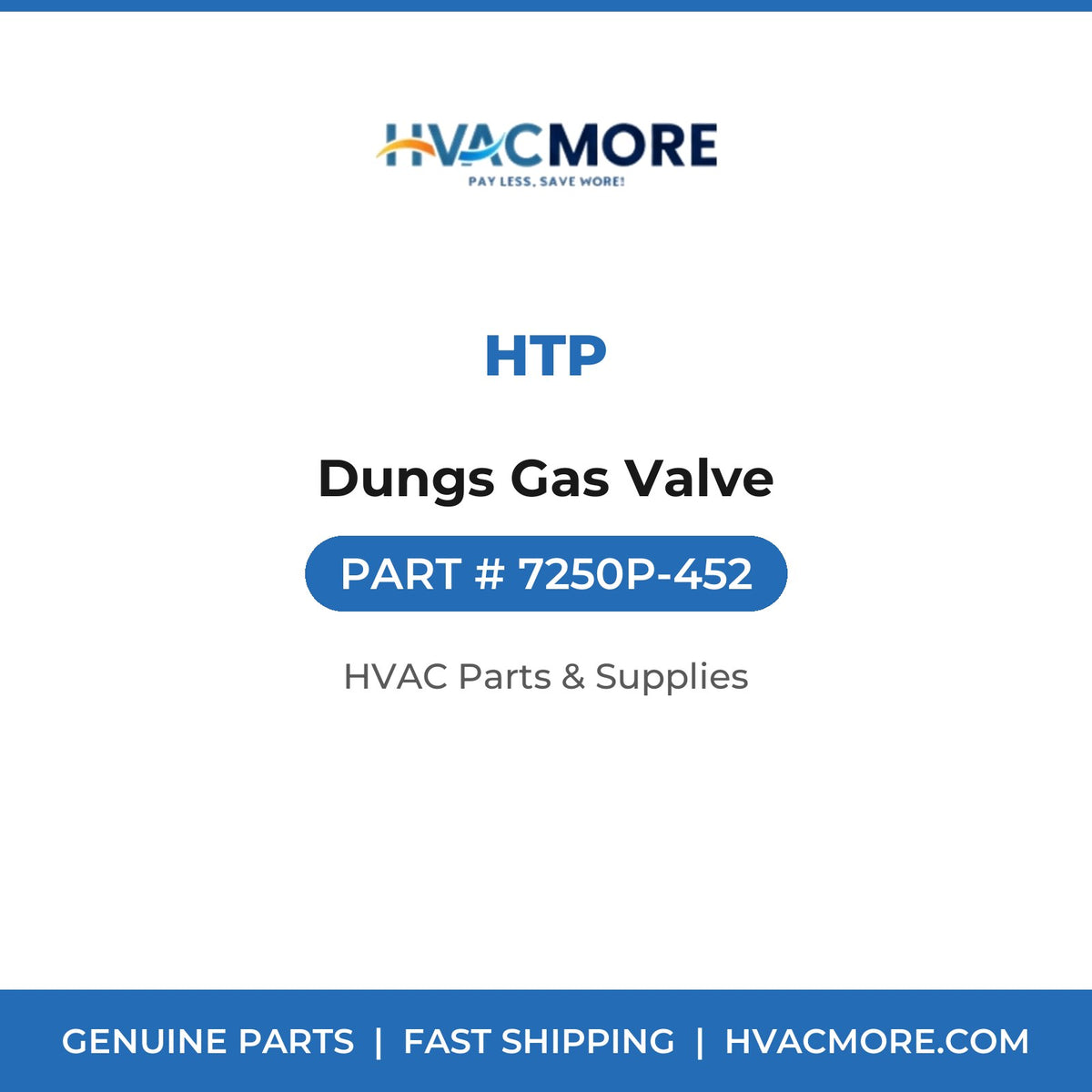 HTP Dungs Gas Valve 7250P-452