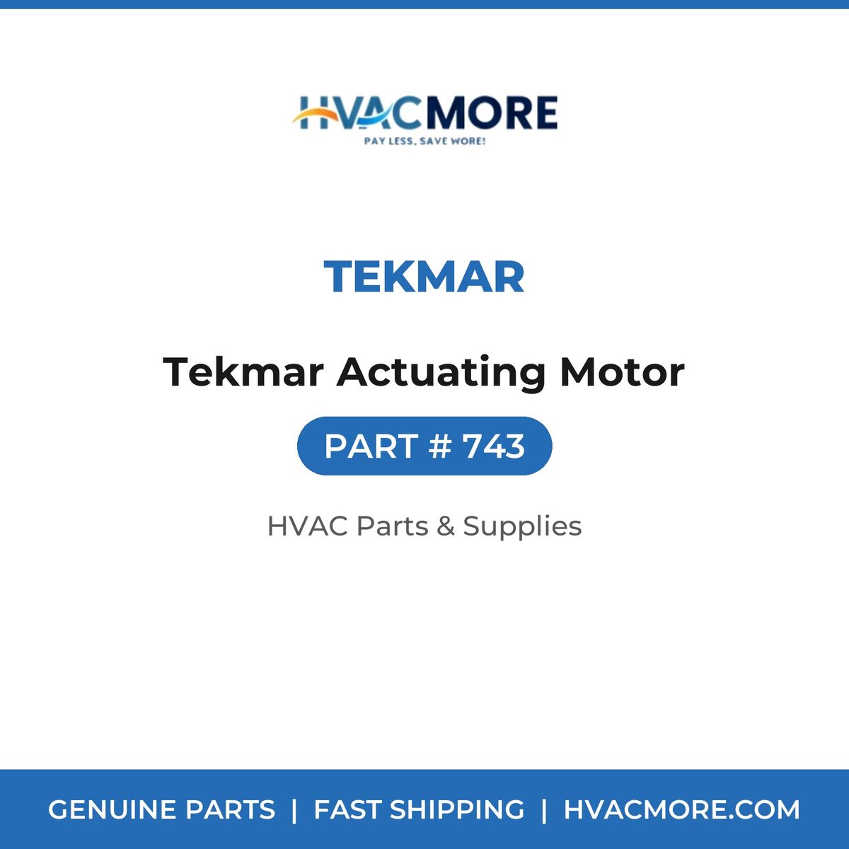 tekmar Tekmar Actuating Motor 743