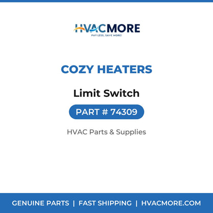 Cozy Heaters Limit Switch 74309