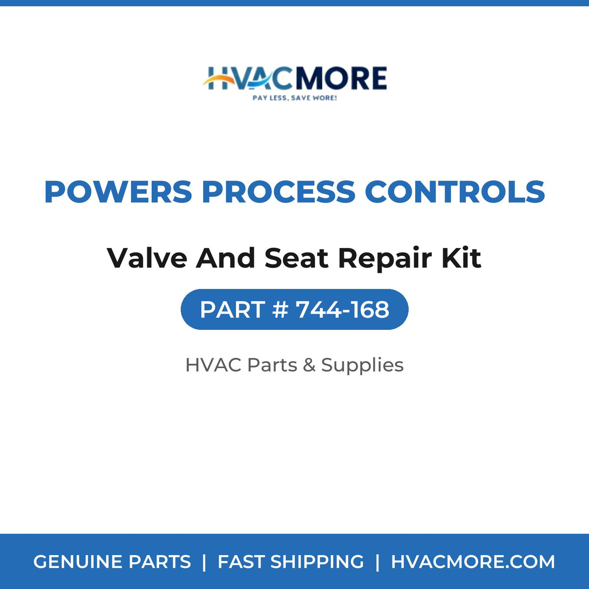 Powers Process Controls Valve And Seat Repair Kit 744-168